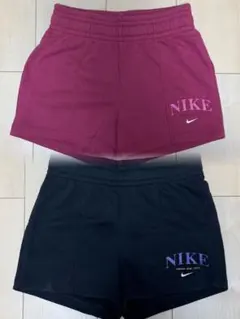 NIKE キッズ 裏起毛 ショートパンツ 2枚セット M