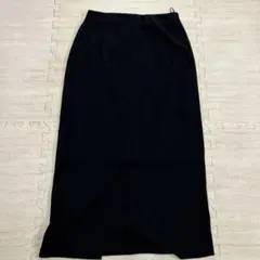 GU⭐︎ブラックリブ編みタイトスカート