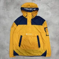 Columbia アノラックパーカー ナイロンジャケット 黄 XL アウトドア