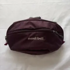 mont-bell デルタガゼットポーチ　Mサイズ　パープル　ウエストポーチ古着