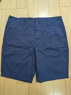 【新品未使用】UNIQLO ユニクロ XL メンズ チノショートパンツ ブルー