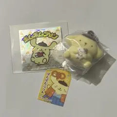 サンリオ マンチョコ ポムポムプリン フロッキー キーホルダーのサムネイル
