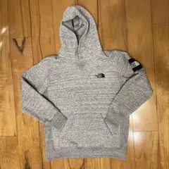 ザノースフェイス ボックスロゴ 裏起毛 パーカー フーディ グレー Mサイズ