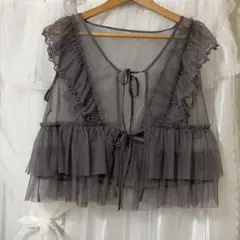COLZA コルザ　グレー　ベスト　ジレ