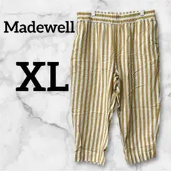 ✨️匿名配送✨️Madewell【XL】ストライプ パンツ ワイドパンツ リラックス