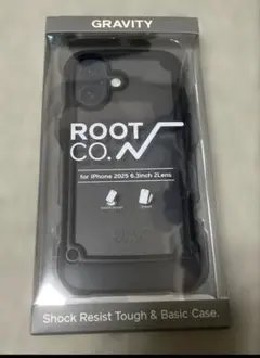 iPhone17用 ケース ROOT CO. GRAVITY ブラック