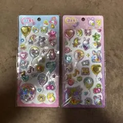 ぷくキラ まじかるみゅーちゃん フワフワらびちゃん 2枚 セット売り