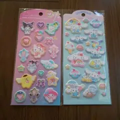 サンリオ キャラクターズ ジュエルマシュマロステッカーズ