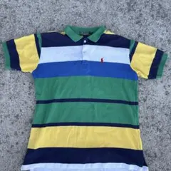 80年代　ラルフローレン　ポロシャツ　　　　　　アメリカ製　y2k 超希少