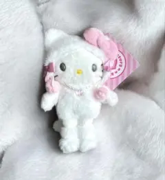 希少⭐︎タグ付き⭐︎美品⭐︎2001年シロクマキティキーホルダー