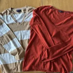 TOMMY HILFIGER ニットセーターXL 2枚セットで