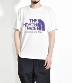 THE NORTH FACE PURPLE LABEL ロゴプリントTシャツ