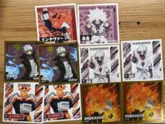 ヒロアカ ステッカー 10枚セット エンデヴァー＆荼毘