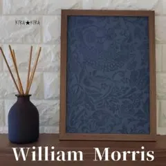 William Morrisウィリアム モリス　壁紙　額装　フレーム付き　A4⑧のサムネイル