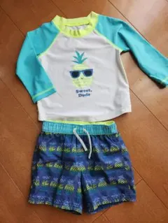 ベビーギャップ☆パイナップル水着セット☆90cm
