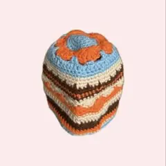 ハンドメイド　ニット帽