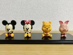 Disney ミッキー ミニー プー ピグレット 4体セット