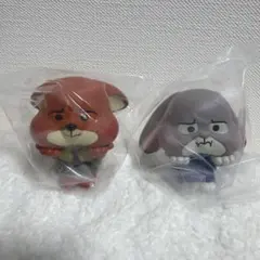 すねてマス フィギュアコレクション そのに（ニックとジュディのセット）