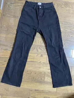 emi ブラック ブーツカットデニム M