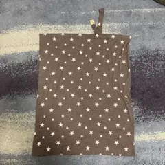 授乳ケープ・授乳カバー 星柄 ブラウン