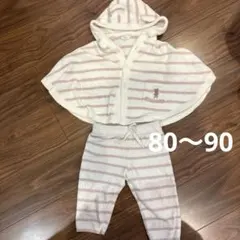 【最終値下げ】ジェラピケ ベビーパジャマ 80-90ポンチョタイプ