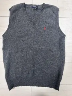 Polo by Ralph Lauren グレー Vネックベスト 160