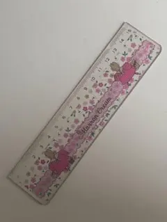 平成レトロ　サンリオ　マロンクリーム　定規15センチ　1995