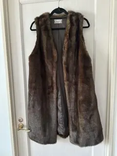 Relume ブラウンフェイクファーベスト