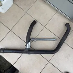 ハーレーダビッドソン エボ ソフテイル ワンオフ？2in1マフラー EVO