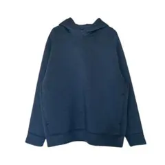 UNIQLO ユニクロ(M)ウルトラストレッチドライスウェットプルパーカ/ブルー