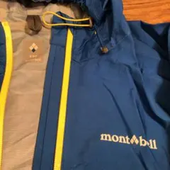 montbell モンベル　レインスーツ レイントレッカー　キッズ　150 青