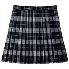 なんちゃって制服 プリーツスカート ミニスカート チェック グレー
