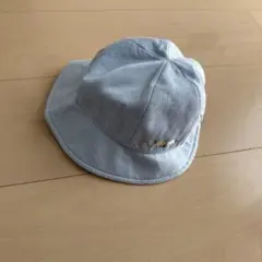 ファミリア　水色　夏帽子