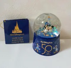 ✿ディズニー ミッキー＆ミニー WDW 50周年記念スノードーム✿