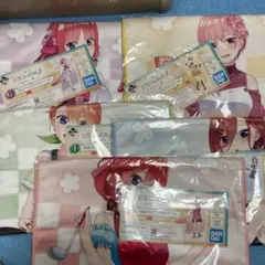 五等分の花嫁　フェイスタオル５枚セット 五等分の花嫁∬ フェイスタオル 2021 Summer Vacation! ver.｜商品情報