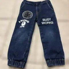 A BATHING APE 刺繍入り長ズボン　100サイズのサムネイル