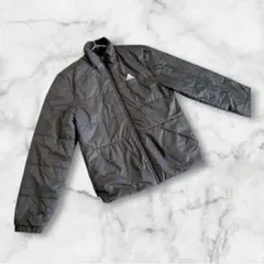 アディダス　中綿ジャケット　ブルゾン　ブラック　Mサイズ