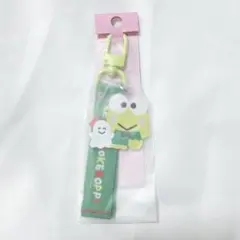 산리오 캐릭터 대상 로고 자수 태그 키 체인 미개봉 케로케로케로피