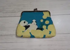 シルクポーチ 手描き ろうけつ染め