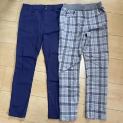 breeze パンツ　130cm 2本セット　チェック　長ズボン