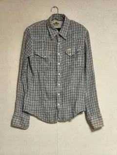 AKM × Wrangler コラボ ガーゼ ウエスタンシャツ Sのサムネイル