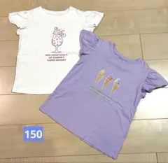GU グラフィックTシャツ　2枚セット　150のサムネイル