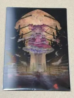 台湾限定 魔法少女まどか☆マギカ レンチキュラーイラストカード まどか ほむら