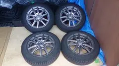 軽自動車用 汎用アルミ+ヨコハマ製冬タイヤセット(165/65R14)のサムネイル