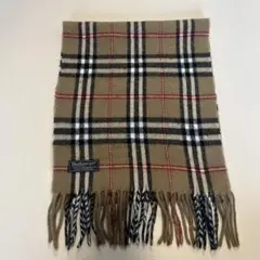 【英国製】Burberrys バーバリー ラムウール ノバチェック マフラー