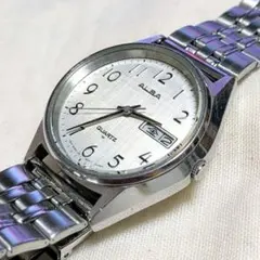 JAPAN　SEIKO　ALBA　アルバ　Y504　OH済　電池新品