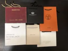 ブランド　紙袋　6点まとめ売り　ポイント消化に