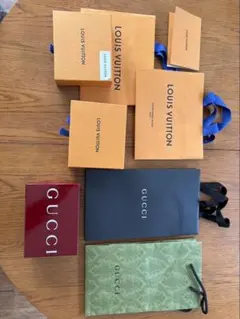 LOUIS VUITTON & GUCCI ショップ袋セット※ショッパーのみ
