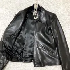 トゥービー バイ アニエスベー ラムレザー シングルライダース 日本製 ブラック トゥービー バイ アニエスベー ラムレザー シングルライダース 日本製