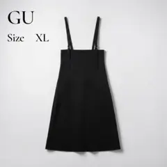 GU ジーユー スカート サスペンダー ハイウエスト サロペット セミフレアのサムネイル